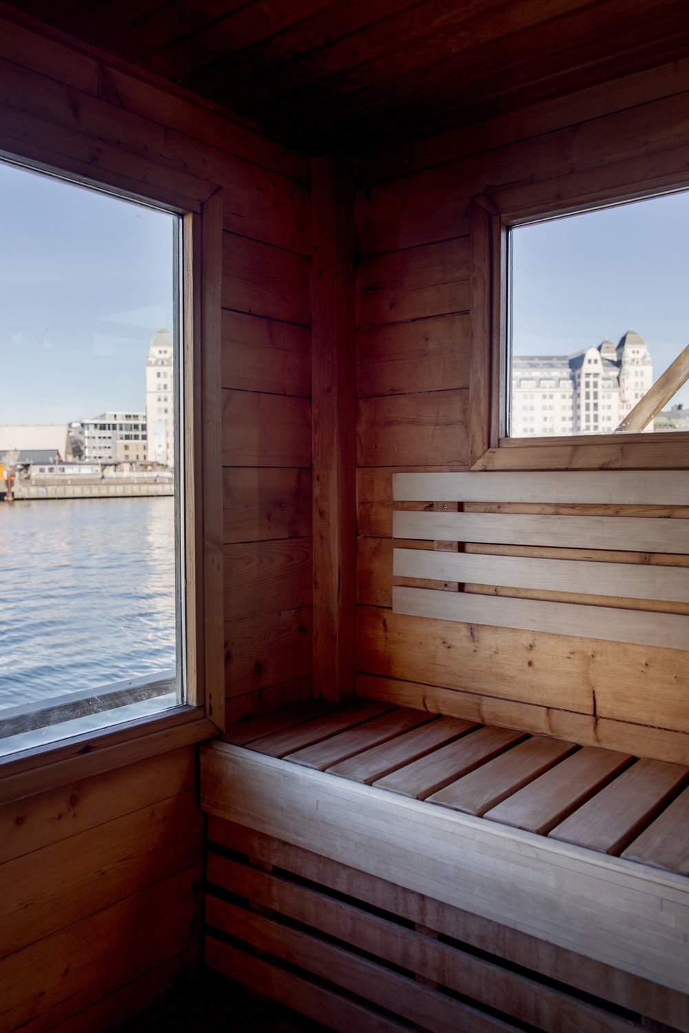 Norway Oslo KOK floating sauna
